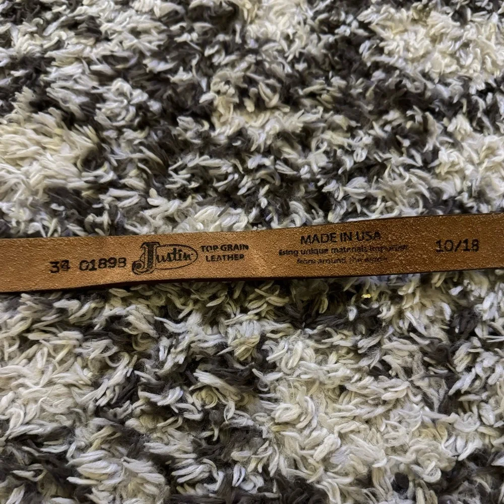 Kids Justin brand belt and buckle